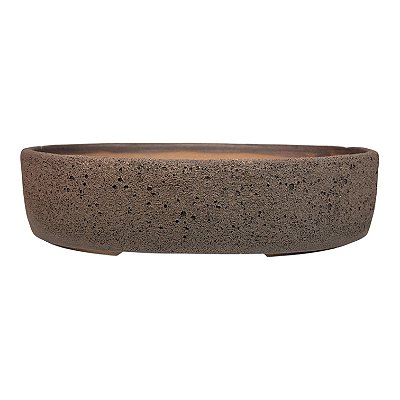Vaso Oval Terracota Flavio Costa 20 X 17 X 5 cm