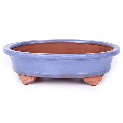 Vaso para Bonsai Esmaltado Oval Petrópolis