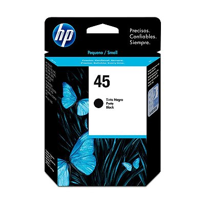 CARTUCHO DE TINTA HP 45 BLACK 42ml HP 51645AL ORIGINAL