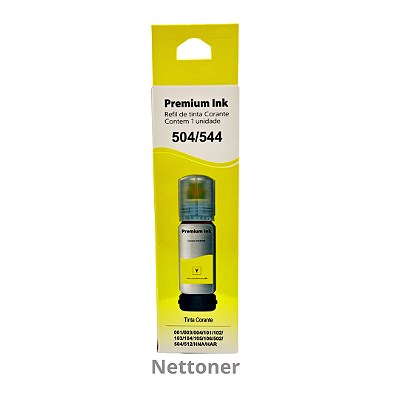 REFIL DE TINTA P/ EPSON T504420 | T544420 70ML YELLOW COMPATIVEL