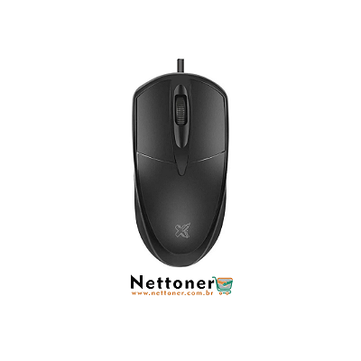 MOUSE MAXPRINT C/ FIO 1200DPI PRETO USB 2.0 (015640)