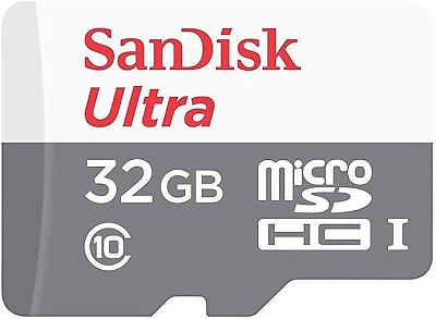 CARTAO DE MEMORIA 32GB SANDISK ULTRA MICROSDHC UHS-I C/ ADAPTADOR SDSQUNR-032G-GN3MA | 184377