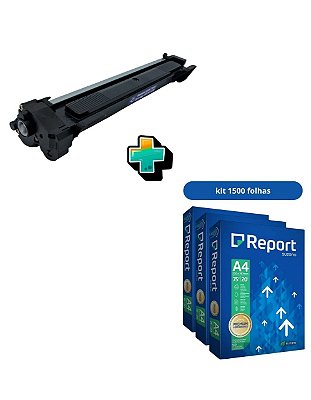 KIT TONER COMPATIVEL TN116 + 3 RESMAS PAPEL A4 (1.500 FOLHAS)