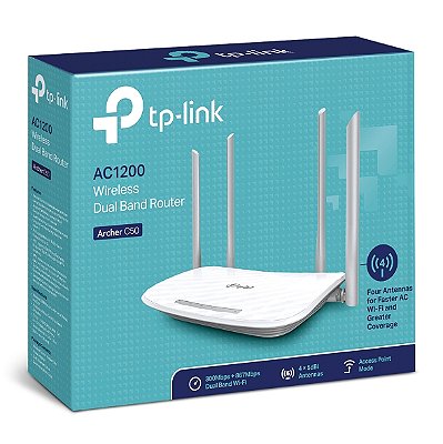 ROTEADOR TP-LINK ARCHER C50 AC1200 DUAL BAND ( 552122 )