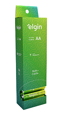 PILHA ALCALINA AA PEQUENA LR06 | COM 24 UNI. - ELGIN