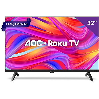 SMART TV LED HD 32 AOC-PHILPS 32S5045/78G ROKU