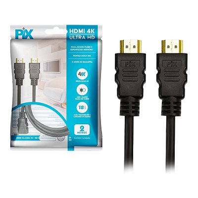 CABO HDMI 2.0 2 METROS ULTRA | 4K | 3D | HDR | 19 PINOS