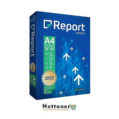 PAPEL A4 REPORT PREMIUM RESMA 75G/M2 210MMX297 C/ 500 FLS