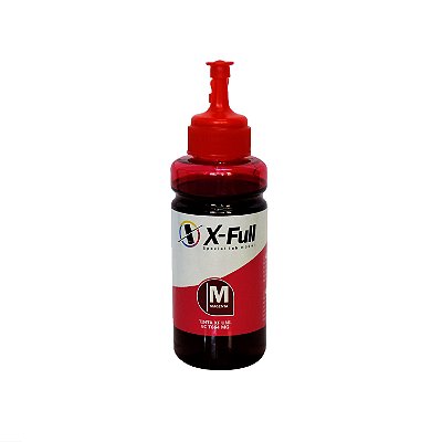 REFIL DE TINTA COMPATÍVEL EPSON T664 MAGENTA CORANTE X-FULL 100ML | T664120AL L200 L355 L365 L455 L555 MAGENTA