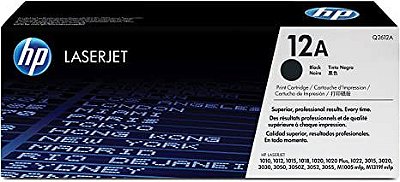 TONER HP Q2612A PRETO ORIGINAL 2K | Q2612AB | 12A