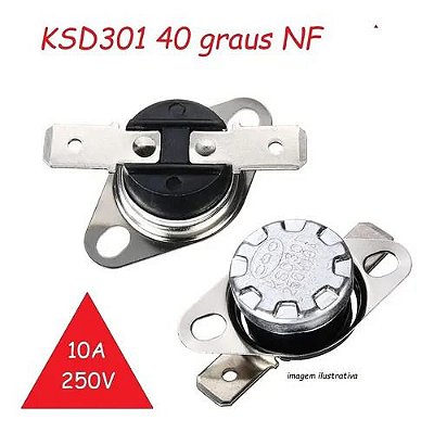 Sensor de Temperatura JSD301 - 40 Graus  - NF  para Partida gerador à Gasolina