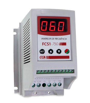 Inversor de Frequência FCS1-750- Mono. 220v Saída Trif. 220v 50/60Hz 0,75kW
