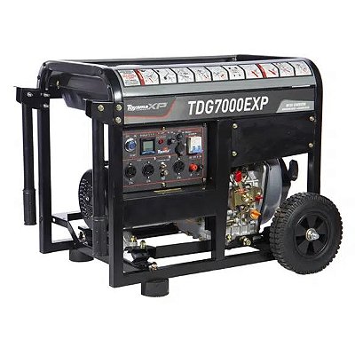 Gerador de Energia à Diesel – TDG7000E- 6.5kVA- Trifásico