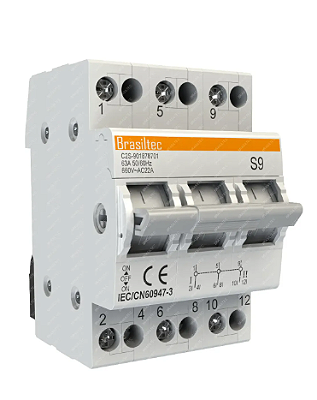 Chave De Transferência Manual 63a Trifásico Brasiltec