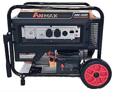 Gerador de Energia à Gasolina- AMG 7500E -  6,9kVA - Anmax - Monofásico