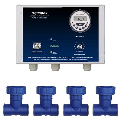 Ionizador para Piscinas 405 Mil litros - 405 M³