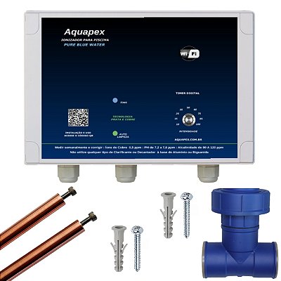 Ionizador Wi-fi Para Piscinas 55 Mil Litros (55 M³) Aquapex