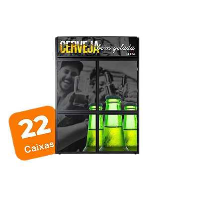 Cervejeira 4 Portas Capacidade para 22 Caixas De 600ml Klima