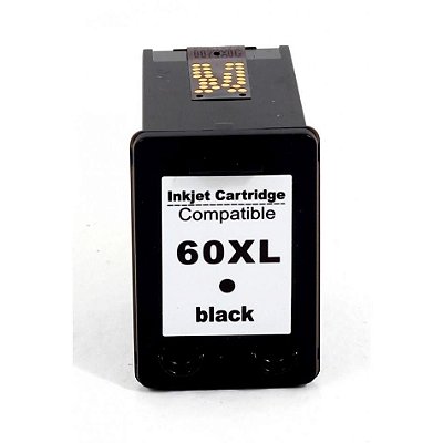 Cartucho de Tinta Compatível HP 60xl Preto | 13ml