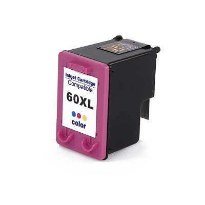 Cartucho de Tinta Compatível HP 60xl Colorido| 12,5ml