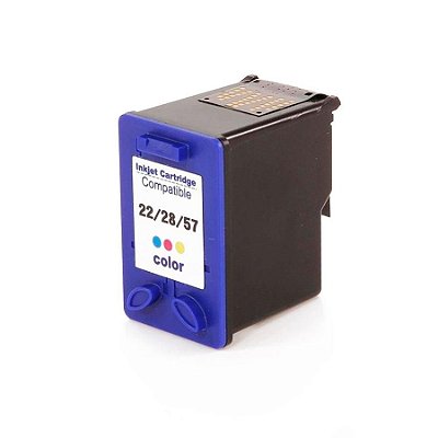 Cartucho de Tinta Compatível HP 22xl/28xl/57xl Colorido | 14ml