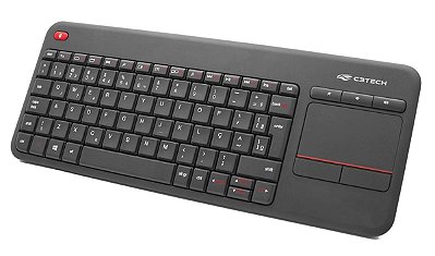 TECLADO SEM FIO COM TOUCHPAD C3TECH K-WT200BK