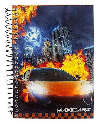 CADERNO MAXICARS 200MM X 135MM 96 FOLHAS CAPA DURA