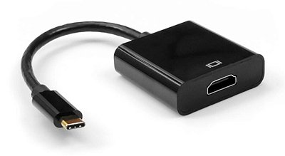 ADAPTADOR USB TIPO C X HDMI PLUSCABLE ADP-USBCHDMI10BK 4K 15 CM