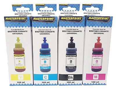 TINTA BROTHER CORANTE UNIVERSAL MASTERPRINT 100 ML