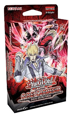 YU-GI-OH! DECK ESTRUTURAL O REI CARMESIM PORTUGUÊS