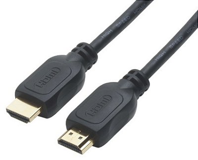 CABO HDMI V2.0 2 METROS PLUSCABLE PC-HDMI20 4K 3D CONECTOR GOLD