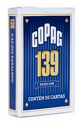 BARALHO 139 AZUL COPAG 55 CARTAS