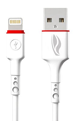 CABO USB X LIGHTNING 2.4A 1 METRO C3TECH CB-L100WH