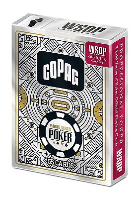 BARALHO PLÁSTICO POKER PÔQUER WSOP (WORLD SERIES OF POKER) COPAG