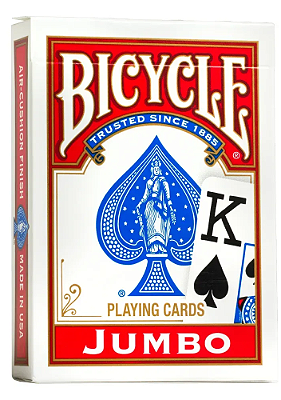 BARALHO BICYCLE JUMBO VERMELHO ORIGINAL