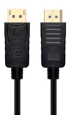 CABO DISPLAYPORT 2 METROS V1.2 PLUSCABLE DP1220 4K 3D