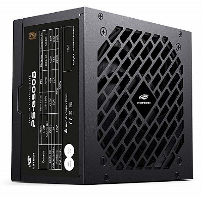 FONTE GAMER ATX 500W REAL 80 PLUS BRONZE C3TECH PS-G500B