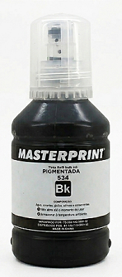 TINTA EPSON 534 PIGMENTADA PRETA 140 ML MASTERPRINT
