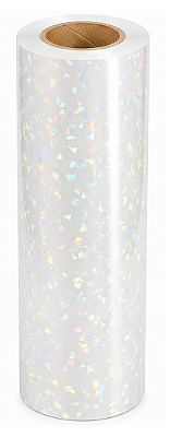 BOPP HOLOGRAFICO DIAMANTE PARA LAMINAÇÃO A4 25 MICRAS 22 CM X 50 METROS