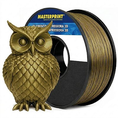 FILAMENTO IMPRESSORA 3D PETG BRONZE 1,75 MM 1 KG MASTERPRINT