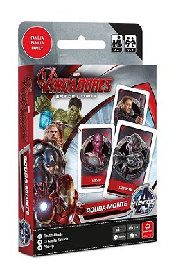 VINGADORES ERA DE ULTRON ROUBA MONTE JOGO DE CARTAS