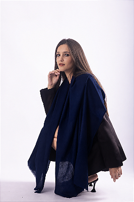 Pashmina 100% Cashmere Marinho