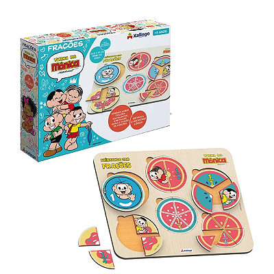 Brincando de Frações Turma da Mônica