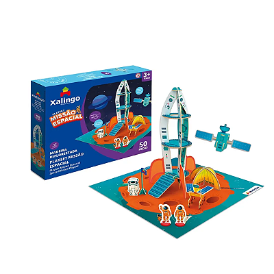 Playset Missão Espacial 3D Xalingo