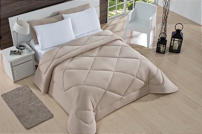 Edredom de malha com Jogo de lençol