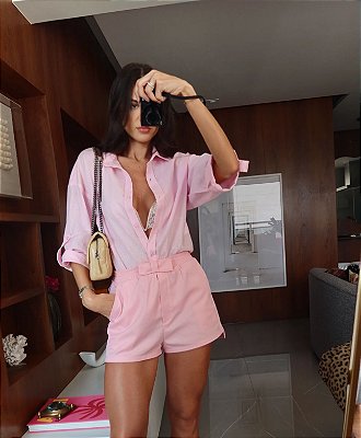 CAMISA ROSA LIVIA - cloude