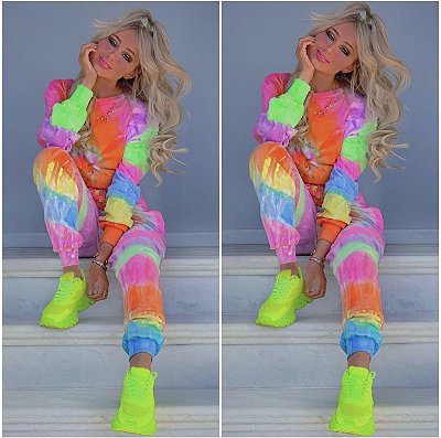 Conjunto tie dye