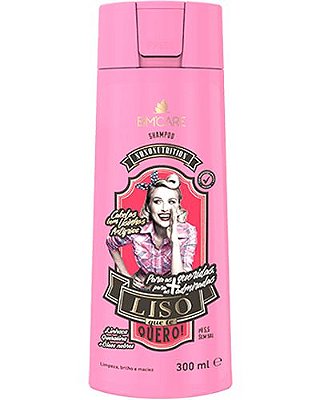 Barro Minas Shampoo Nanonutrition Liso Que Te Quero 300 mL