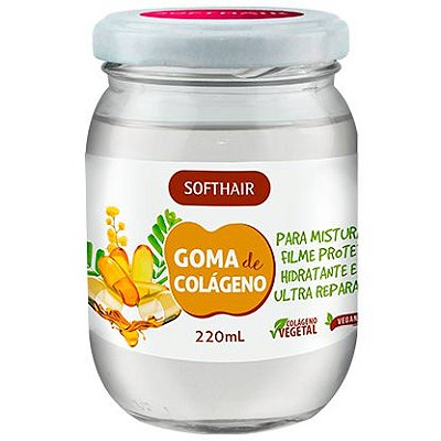 Softhair Goma De Colágeno Vegetal Hidratante Ultra Reparador 220 mL