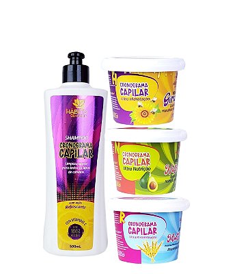 Cronograma Capilar Hábito Cosméticos